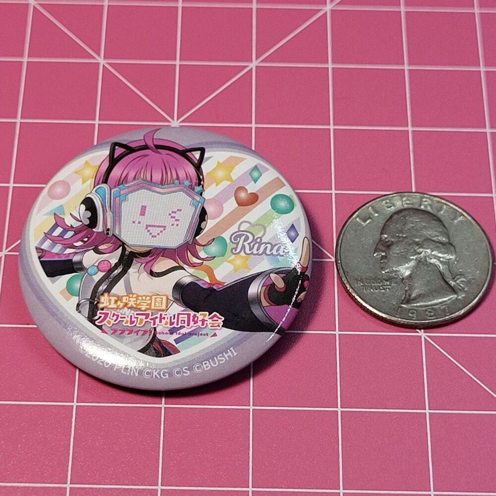 Rina Tennoji - 7-Eleven Love Live! Nijigasaki High School Idol Club Can Badge
